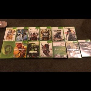 Xbox 370 games (used)